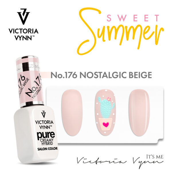 VYNN POST Square PURE Summer@1 PLE 176Pure Creamy Hybrid  no.172 Yellow DelightShop4Nails - Official Victoria Vynn Distributor | Premium Nail Beauty Products in Ireland