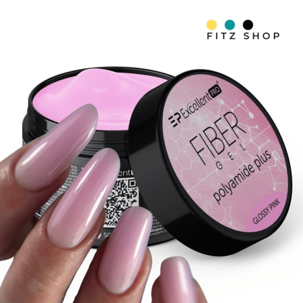 Excellent PRO Fiber Gel Polyamide Plus GLOSSY PINK 1