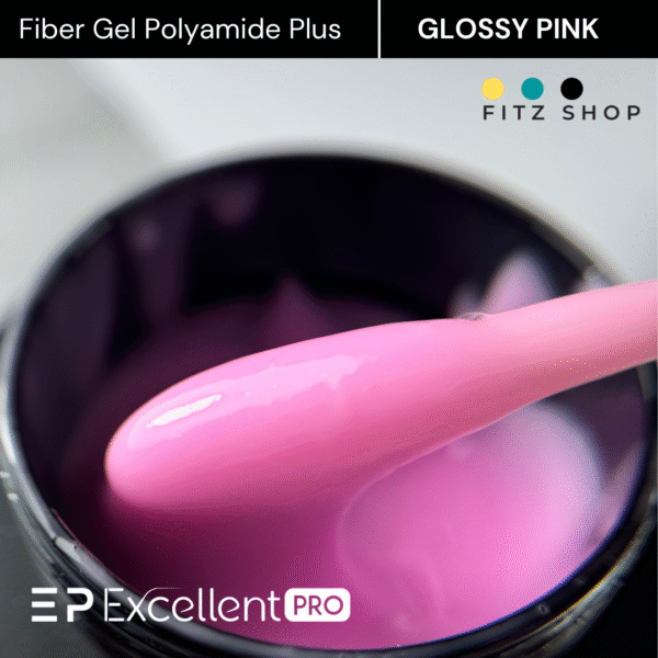 Excellent PRO Fiber Gel Polyamide Plus GLOSSY PINK 2