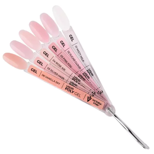 color chart liquid poly gel