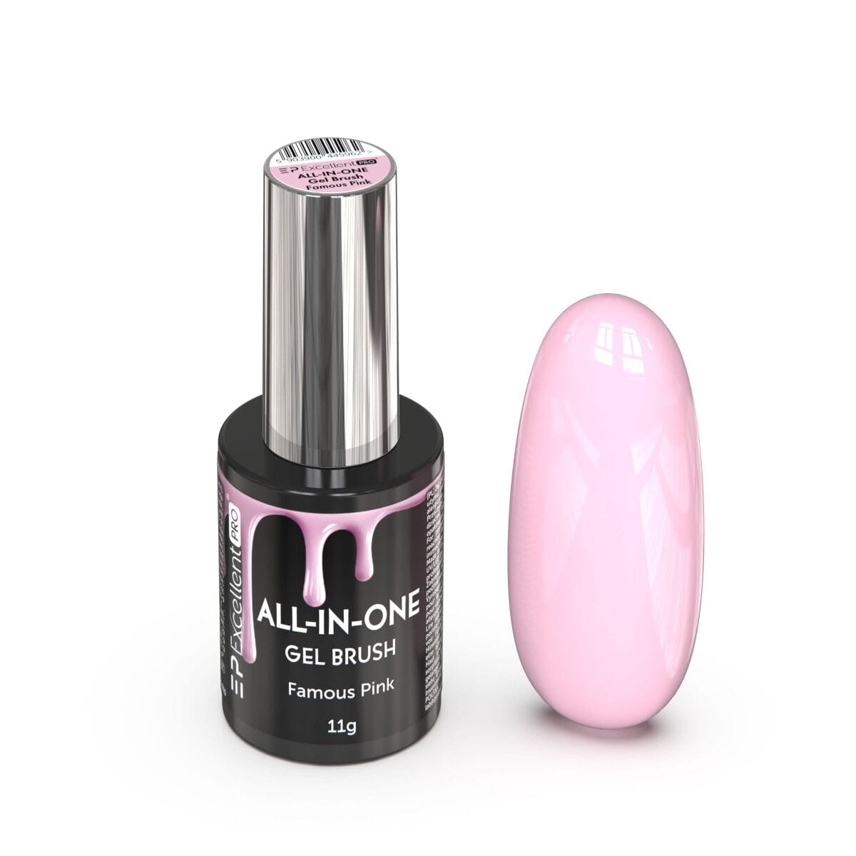 Excellent PRO ALL IN ONE Gel Brush Famous Pink 11g